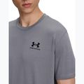 Мъжка тениска за тренировка Under Armour Logo Emb Heavyweight titan gray/black 3