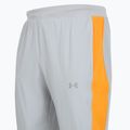 Мъжки панталони за бягане Under Armour Velociti Storm mod grey/squad orange/reflective 3