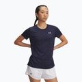 Дамска тренировъчна тениска Under Armour Tech Twist midnight navy/white
