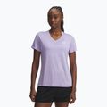 Дамска тениска за тренировка Under Armour Tech V-Twist transparent/white