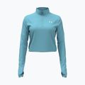 Дамска блуза с дълъг ръкав за тренировка Under Armour Tech Branded 1/2 Zip blue haze/lumos lime/white