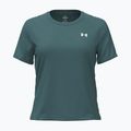 Дамска тениска за тренировка Under Armour Tech Wordmark Tape rack green/black/white