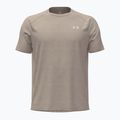 Мъжка тениска за тренировка Under Armour Tech Textured timberwolf taupe/white