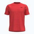 Мъжка тениска за тренировка Under Armour Tech Textured venom red/black
