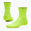 Чорапи Under Armour Velociti Lite Crew high vis yellow/high vis yellow/white 3