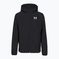 Детско спортно яке Under Armour Vibe Woven Windbreaker черно/бяло