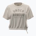 Дамска тениска за тренировка Under Armour Bungee Hem Tee summit white/khaki base