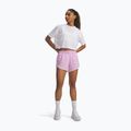 Дамски шорти за бягане Under Armour Fly By 3“ pink dawn/white 2