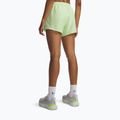Дамски шорти за бягане Under Armour Fly By 3“ lumos lime/white 3