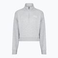 Дамски суитшърт Under Armour Rival Fleece Script HZ mod grey light heather/white
