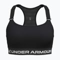 Спортен сутиен Under Armour HeatGear High ultimate, черен/бял