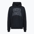 Мъжки суитшърт Under Armour Rival LW Graphic Hoodie black/black 4