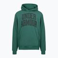 Мъжки суитшърт с качулка Under Armour Rival LW Graphic rack green/black