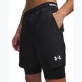 Мъжки тренировъчни шорти Under Armour Vanish Woven 2.0 2IN1 Shorts black/white 4