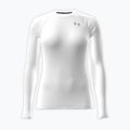 Дамска блуза с дълъг ръкав за  тренировка Under Armour HG Authentics Comp LS white/halo gray