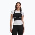 Дамска тренировъчна тениска Under Armour Meridian Contour Tank ultimate black/white/ultimate black