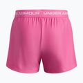 Детски тренировъчни шорти Under Armour UA Tech Play Up 2IN1 Shorts pink frenzy/white 2