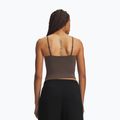 Дамска тренировъчна тениска Under Armour Meridian Support Tank peppercorn/peppercorn 2