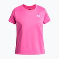 Детска тренировъчна тениска  Under Armour Tech SSC SS pink frenzy/white