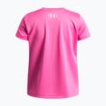 Детска тренировъчна тениска  Under Armour Tech SSC SS pink frenzy/white 2