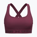 Спортен сутиен  Under Armour Crossback Mid claret/ox blood