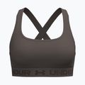 Спортен сутиен  Under Armour Crossback Mid peppercorn/kona brown