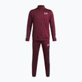 Детски анцуг Under Armour Knit Track Suit vintage maroon/fresco blue/white