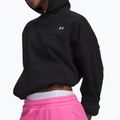 Дамски суитшърт Under Armour Icon Fleece Hoodie ultimate black/white 3