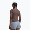 Дамска тренировъчна тениска Under Armour Motion Fitted SS peppercorn/white 2