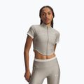 Дамска тренировъчна тениска Under Armour HeatGear Novelty timberwolf taupe/summit white