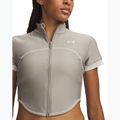 Дамска тренировъчна тениска Under Armour HeatGear Novelty timberwolf taupe/summit white 3