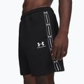 Мъжки къси панталони/шорти Under Armour Icon Fleece Taped Shorts ultimate black/white 4