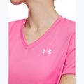 Дамска тренировъчна тениска Under Armour Tech SSV Solid pink frenzy/prime pink 3
