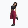 Дамски панталони Under Armour Icon Fleece Gym Pant claret/white 2