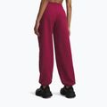 Дамски панталони Under Armour Icon Fleece Gym Pant claret/white 3