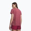 Дамска тренировъчна тениска Under Armour Tech V-Twist claret/ox blood 2
