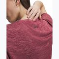 Дамска тренировъчна тениска Under Armour Tech V-Twist claret/ox blood 3