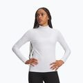 Дамска блуза с дълъг ръкав за  тренировка Under Armour ColdGear Mock LS white/halo gray