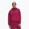 Дамски суитшърт Under Armour Icon Fleece Hoodie claret/white