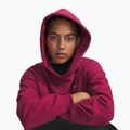 Дамски суитшърт Under Armour Icon Fleece Hoodie claret/white 3