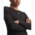 Дамска блуза с дълъг ръкав за  тренировка Under Armour ColdGear Crew ultimate black/white 3
