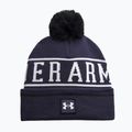 Мъжка зимна шапка Under Armour Halftime Pom Beanie midnight navy/white/white