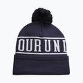 Мъжка зимна шапка Under Armour Halftime Pom Beanie midnight navy/white/white 2