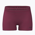 Дамски тренировъчни шорти Under Armour HeatGear Shorty claret/ox blood