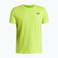 Детска тениска Under Armour Sportstyle Left Chest green citrine/black