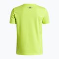 Детска тениска Under Armour Sportstyle Left Chest green citrine/black 2