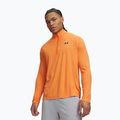 Мъжки суитшърт Under Armour Tech Textured 1/2 Zip LS outrageous orange/black
