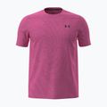 Мъжка тренировъчна тениска Under Armour Vanish Seamless Novelty SS pink frenzy/ultimate black