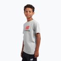 Детска тениска New Balance Jersey Stacked Logo Tee athletic grey heather 4