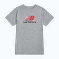 Детска тениска New Balance Jersey Stacked Logo Tee athletic grey heather 6